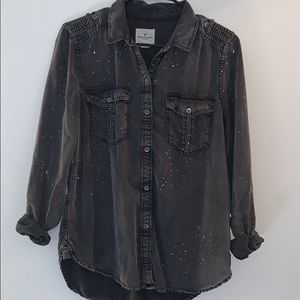 American Eagle Long Sleeve Button down